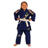 Gi Kimono Single Weave BJJ Infantil 350gr