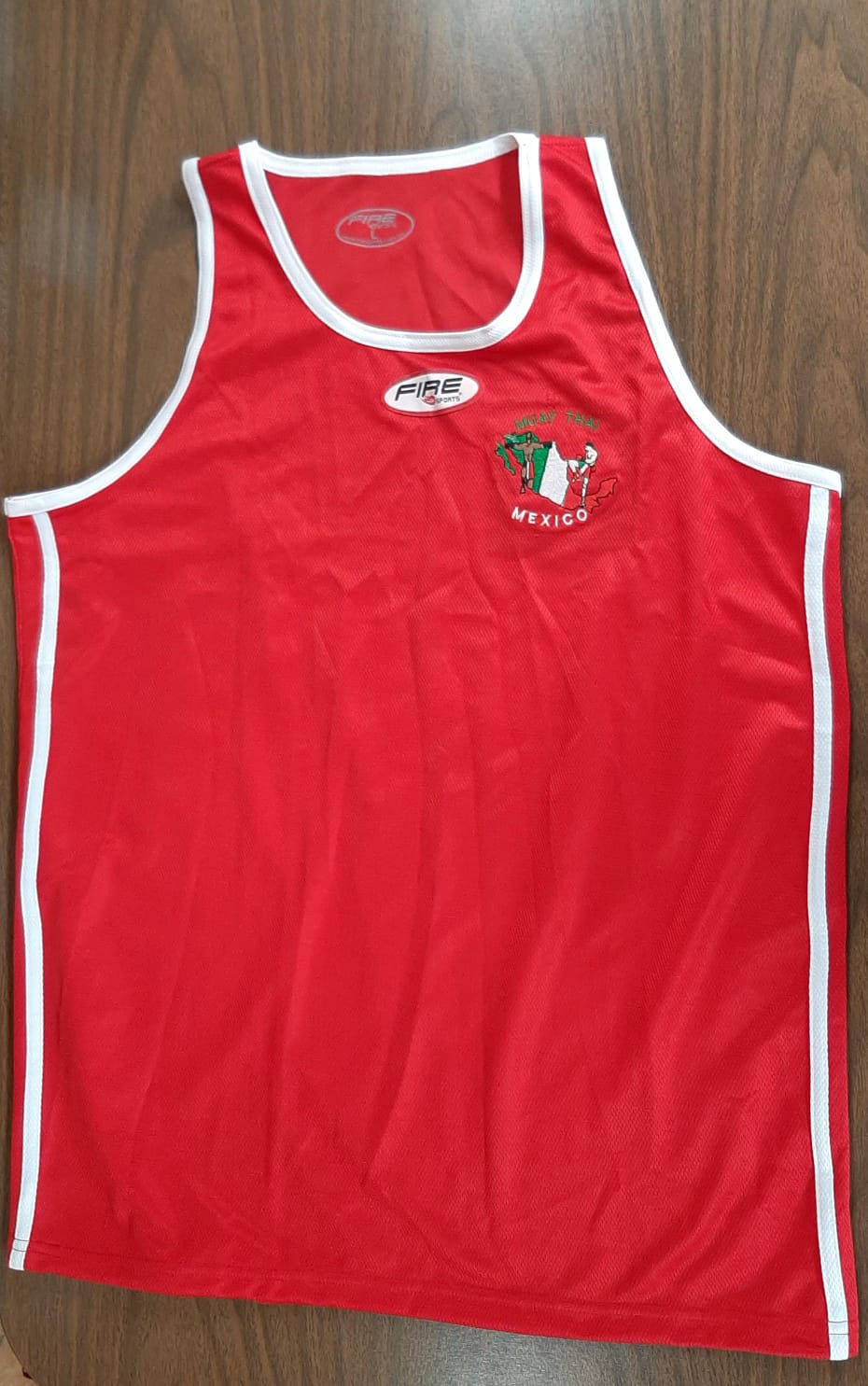 Camiseta Playera Varonil Fire Sports de Muay Thai FMMT deportiva