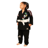 Gi Kimono Single Weave BJJ Infantil 350gr