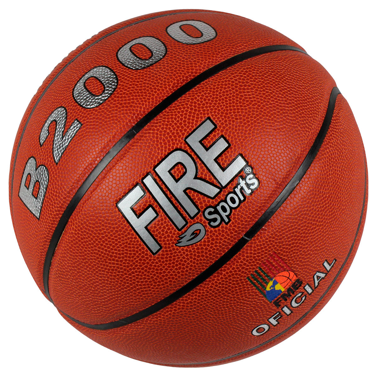 Balon de Baloncesto o Basquetbol Fire Sports, Piel B2000