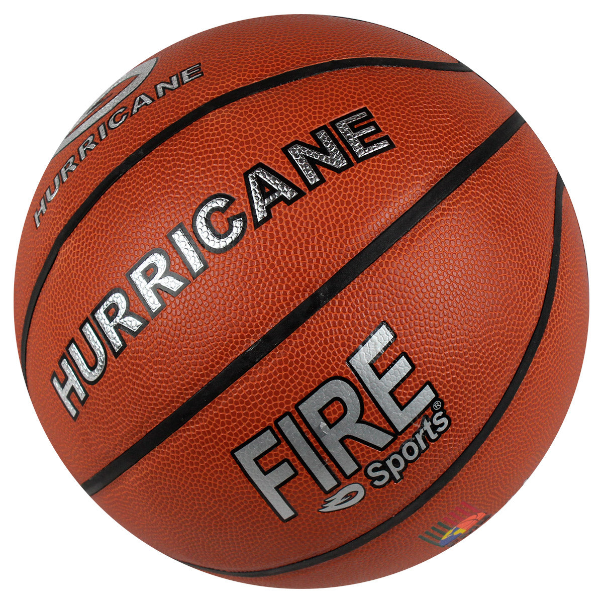 Balon de Baloncesto o Basquetbol Fire Sports, Piel sintetitca Hurricane