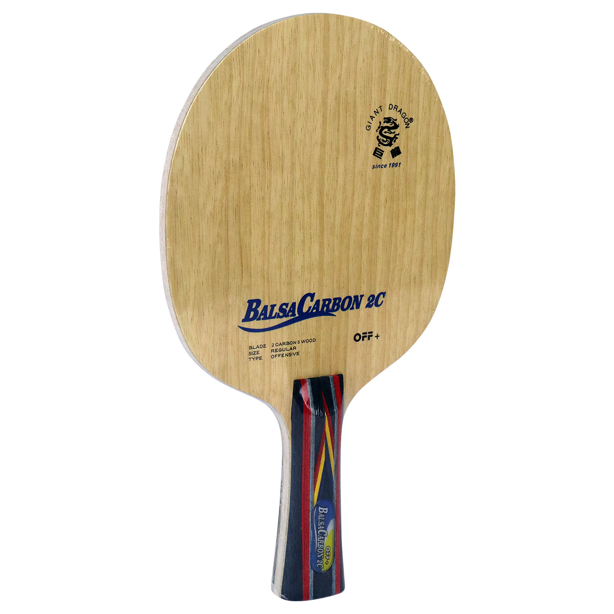 Raqueta balsa carbon 2C Concavo Giant Dragon para tenis de mesa