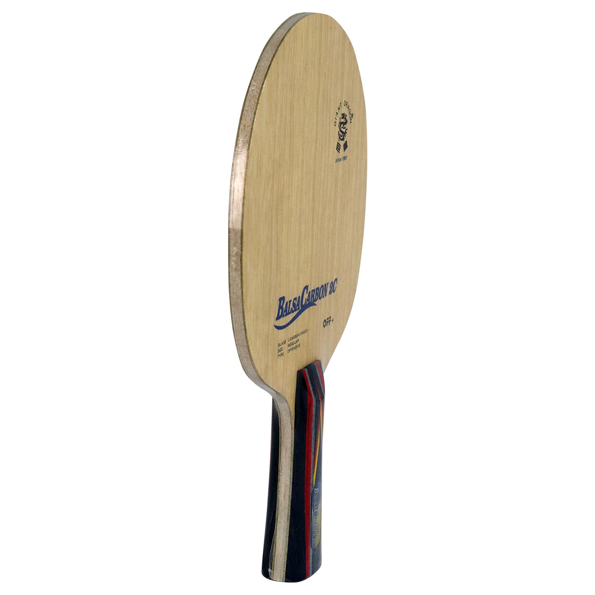 Raqueta balsa carbon 2C Concavo Giant Dragon para tenis de mesa