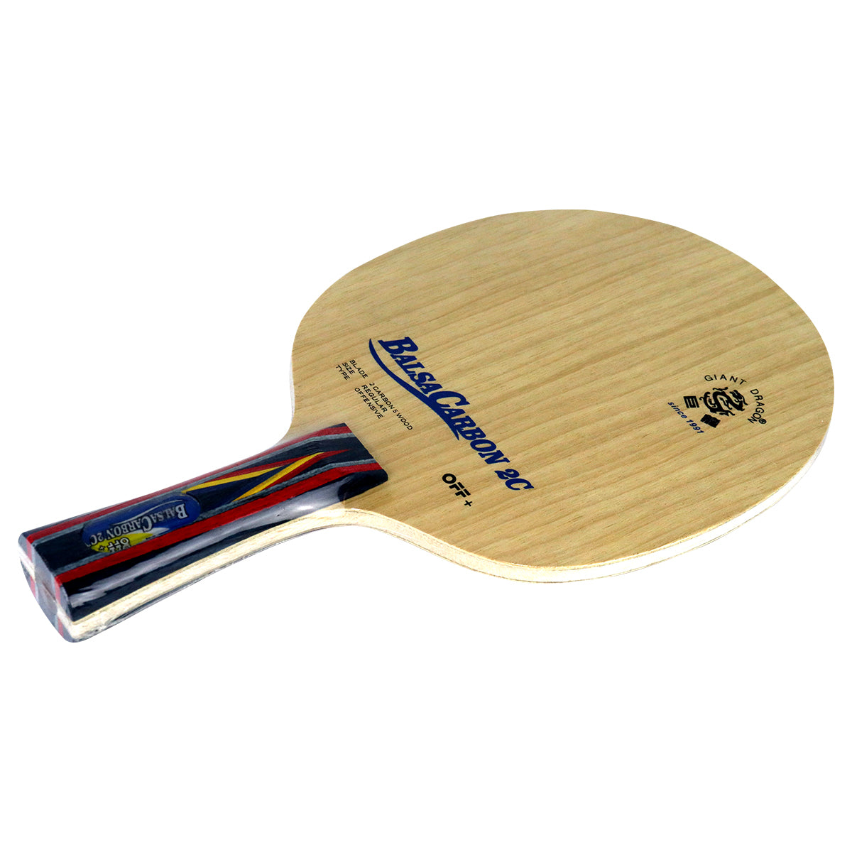 Raqueta balsa carbon 2C Concavo Giant Dragon para tenis de mesa