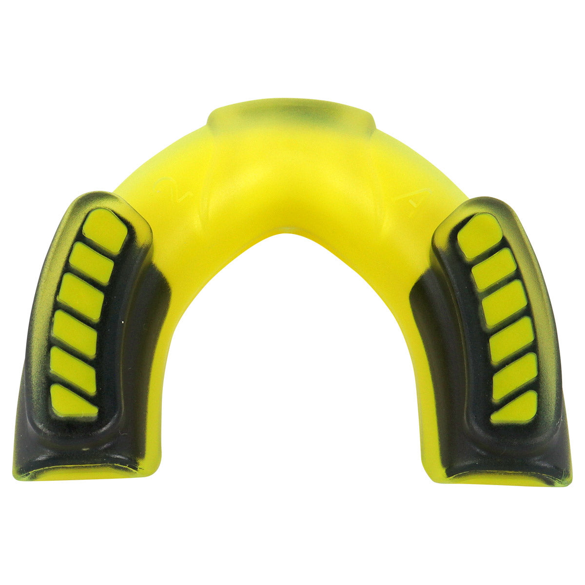 Protector bucal Fire Sports bicolor moldeable para box y artes marciales.