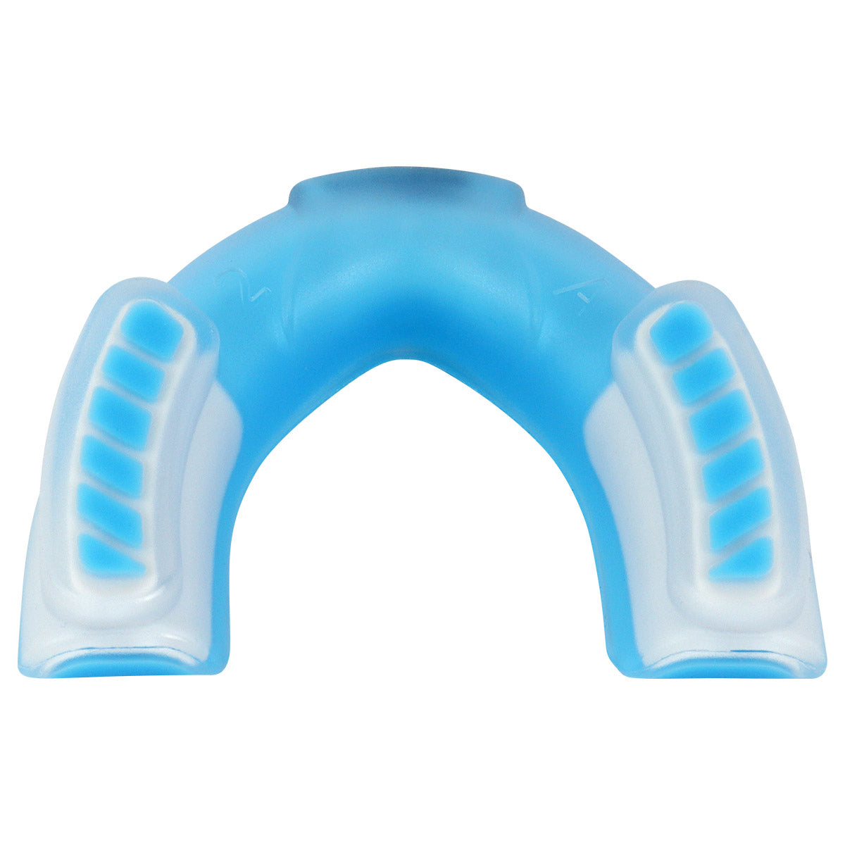 Protector bucal Fire Sports bicolor moldeable para box y artes marciales.