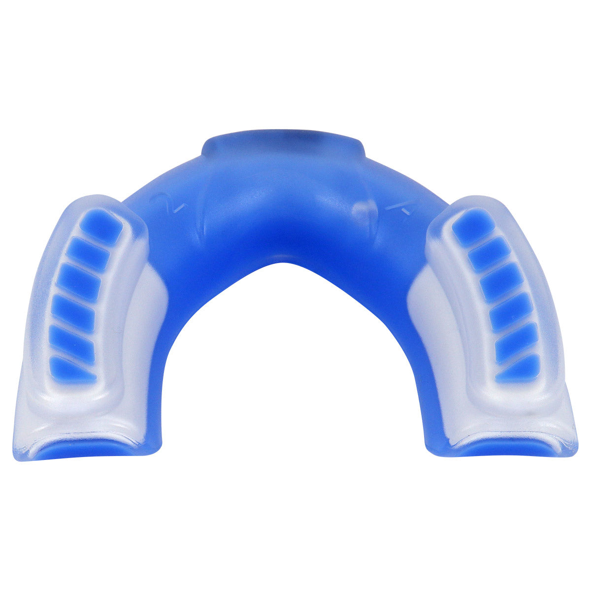 Protector bucal Fire Sports bicolor moldeable para box y artes marciales.
