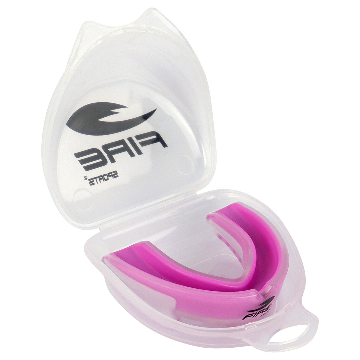 Protector bucal Fire Sports bicolor moldeable para box y artes marciales
