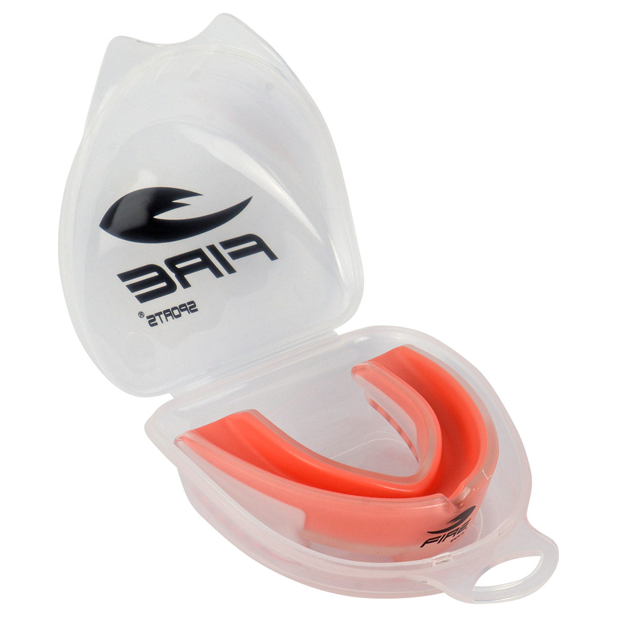 Protector bucal Fire Sports bicolor moldeable para box y artes marciales