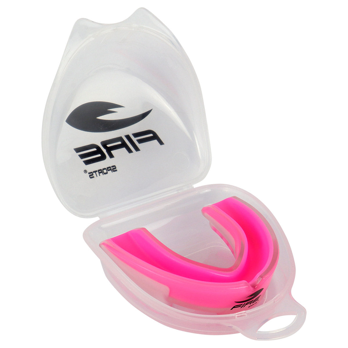 Protector bucal Fire Sports bicolor moldeable para box y artes marciales