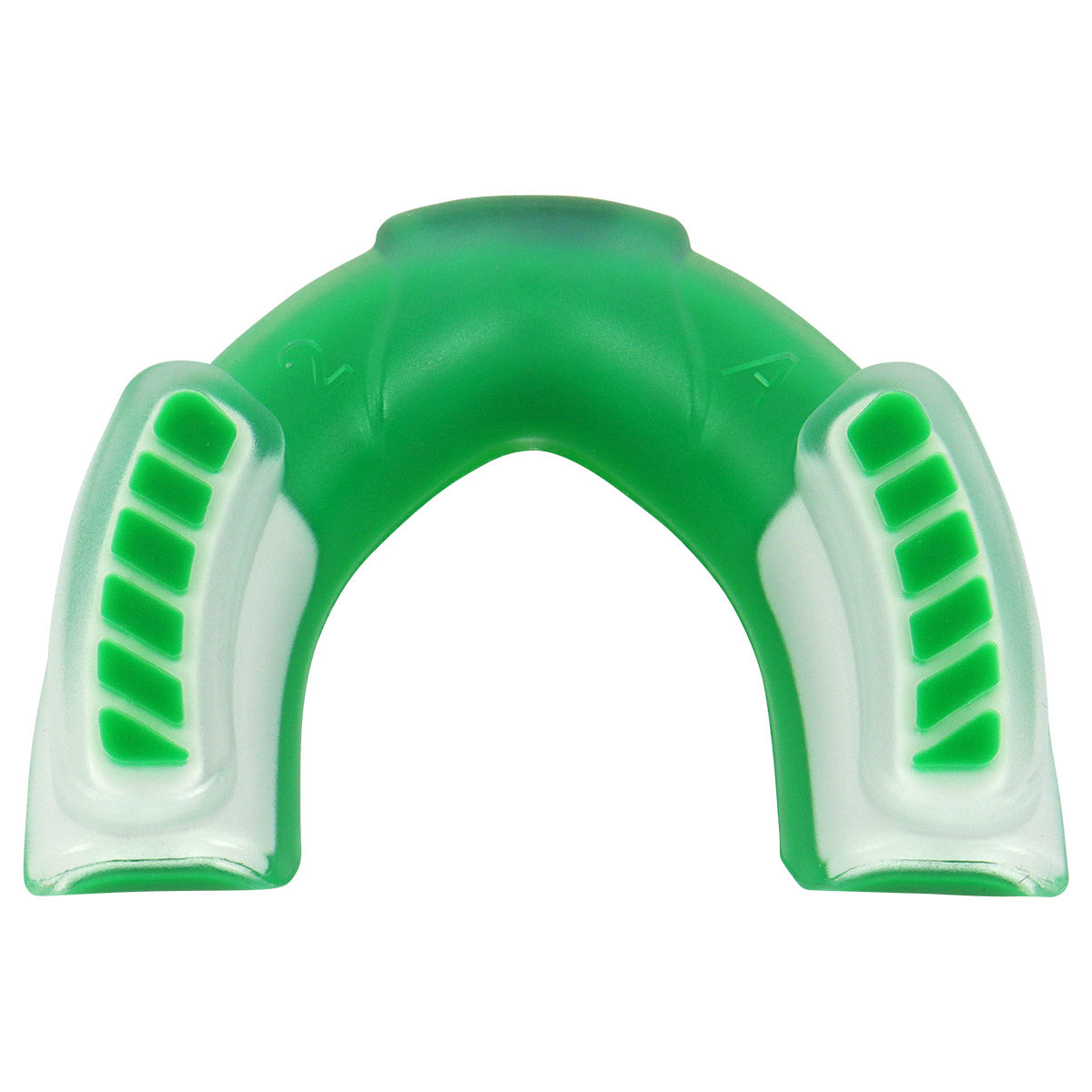 Protector bucal Fire Sports bicolor moldeable para box y artes marciales.