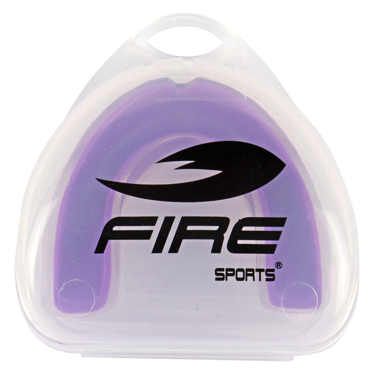 Protector bucal Fire Sports bicolor moldeable para box y artes marciales.