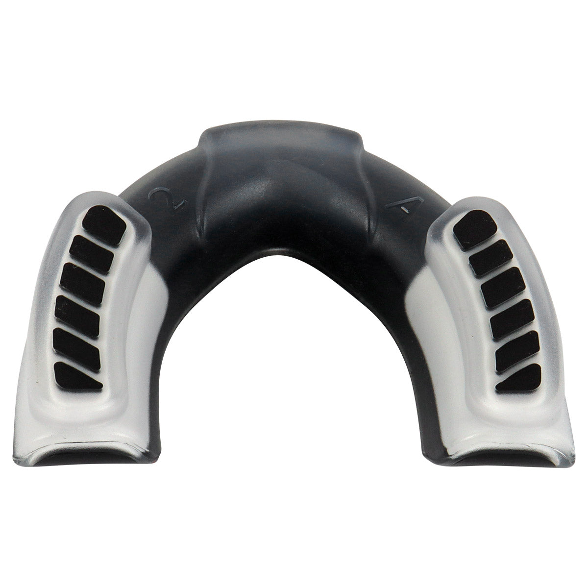 Protector bucal Fire Sports bicolor moldeable para box y artes marciales.