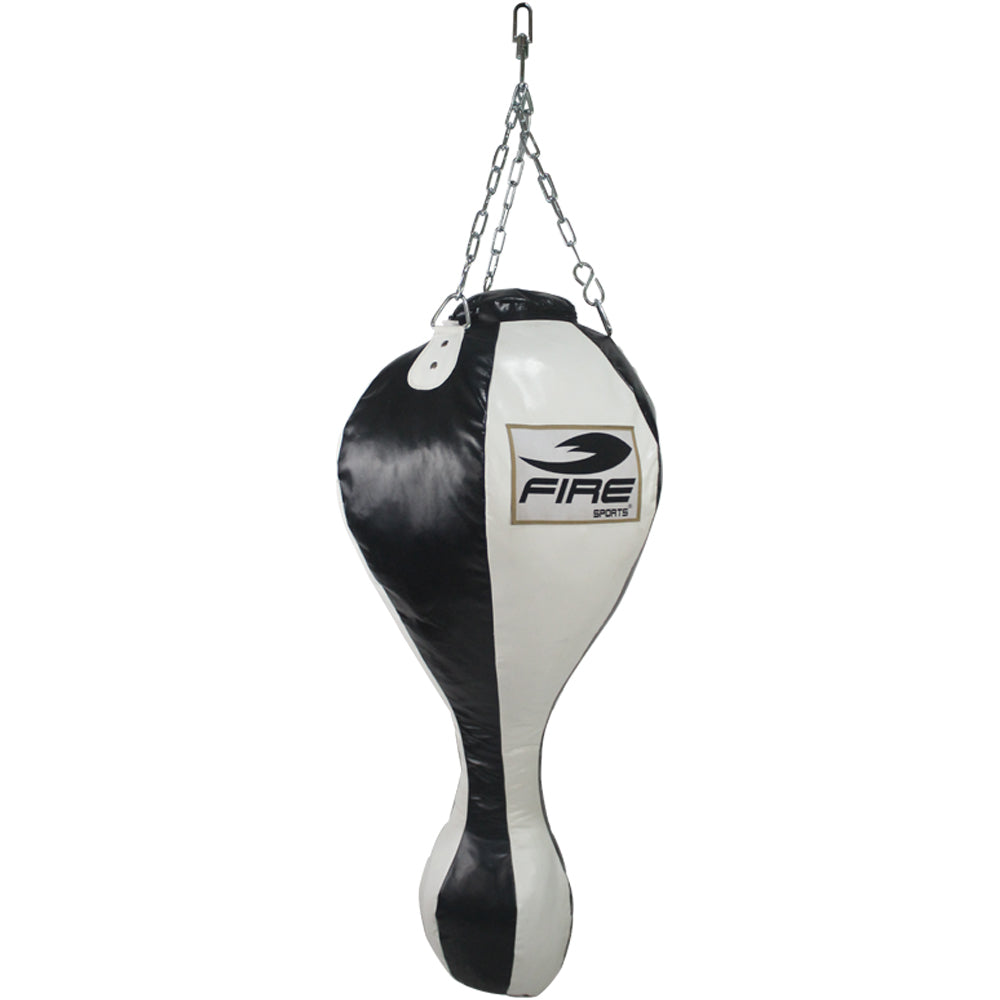 Costal Box equilibrio reflejos uppercut PU Fire Sports Gimnasio negro/blanco