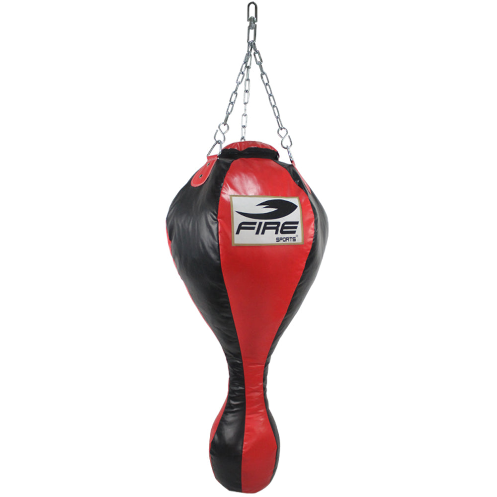 Costal Box equilibrio reflejos uppercut PU Fire Sports Gimnasio rojo negro