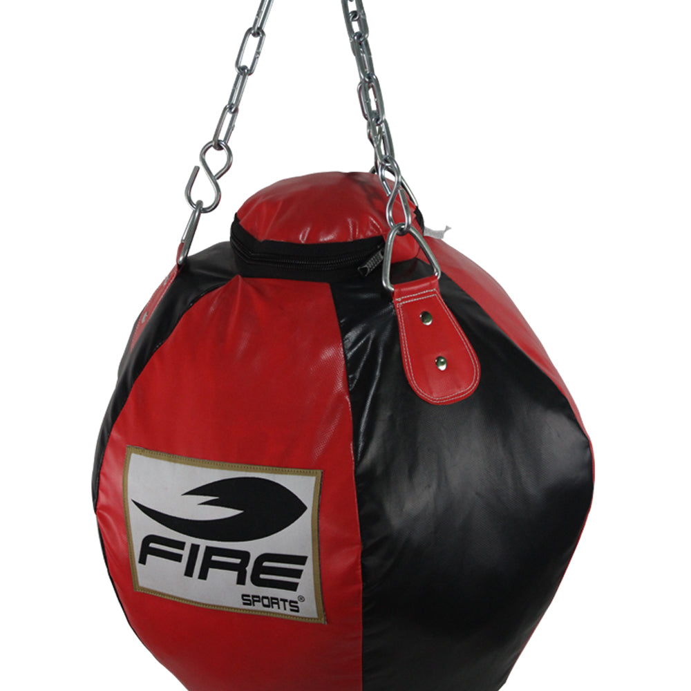 Costal Box equilibrio reflejos uppercut PU Fire Sports Gimnasio rojo negro