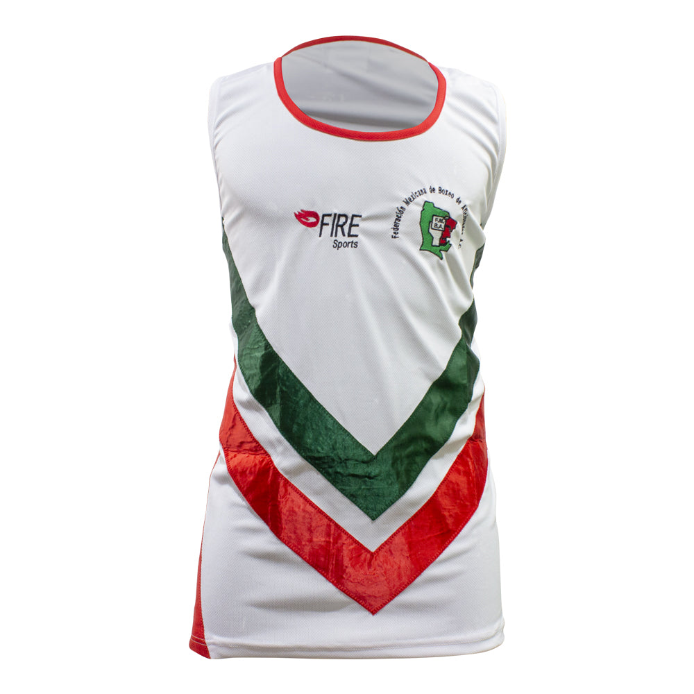 Camiseta Playera de Box Fire Sports Tricolor Modelo deportivo