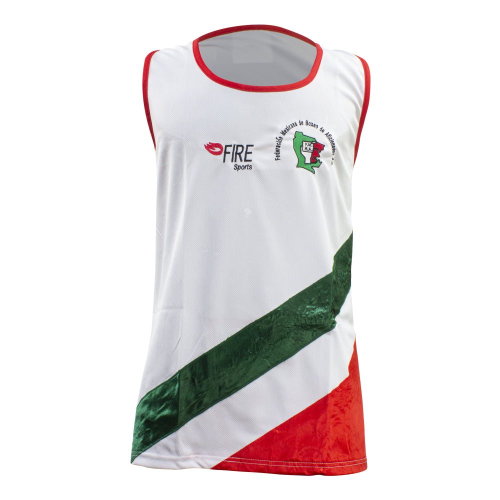 Camiseta Playera de Box Fire Sports Tricolor Modelo deportivo
