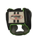 Leather Headgear with Cheek and Chin Protection
