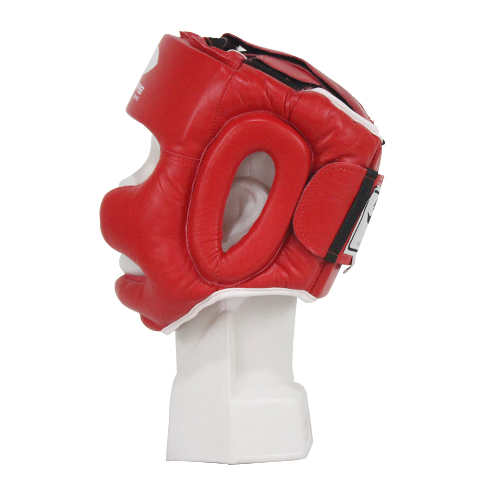Careta de Piel con Protección en Pomulos y Barbilla
