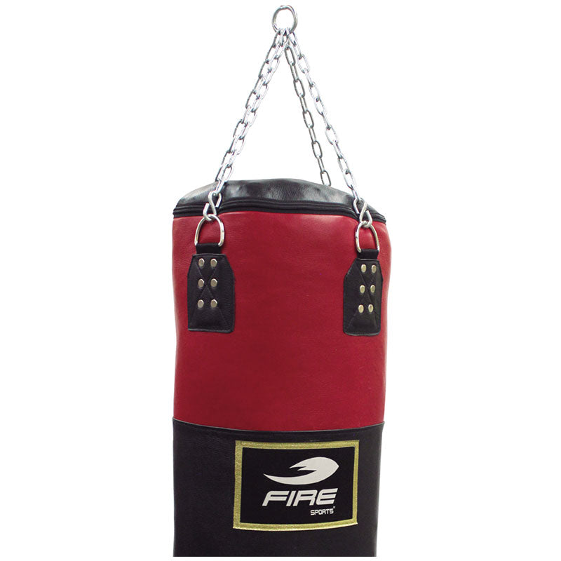 Costal extra grande de PIEL para gimnasio.  Incluye cadena