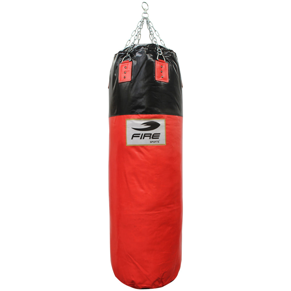 Costal Vertical Extra Grande PU Fire Sports para gimnasio, incluye cadena.