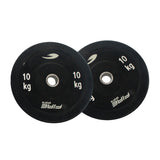 Par de Discos (bumpers) de caucho para barra olimpica