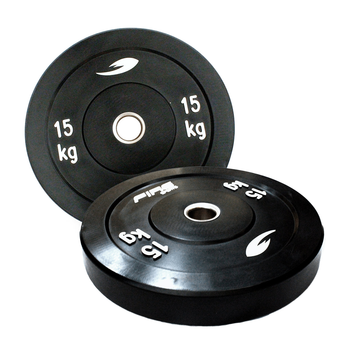 Par de Discos (bumpers) de caucho para barra olimpica