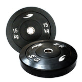 Par de Discos (bumpers) de caucho para barra olimpica