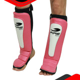 Espinilleras de PIEL TIPO CALCETA para artes marciales