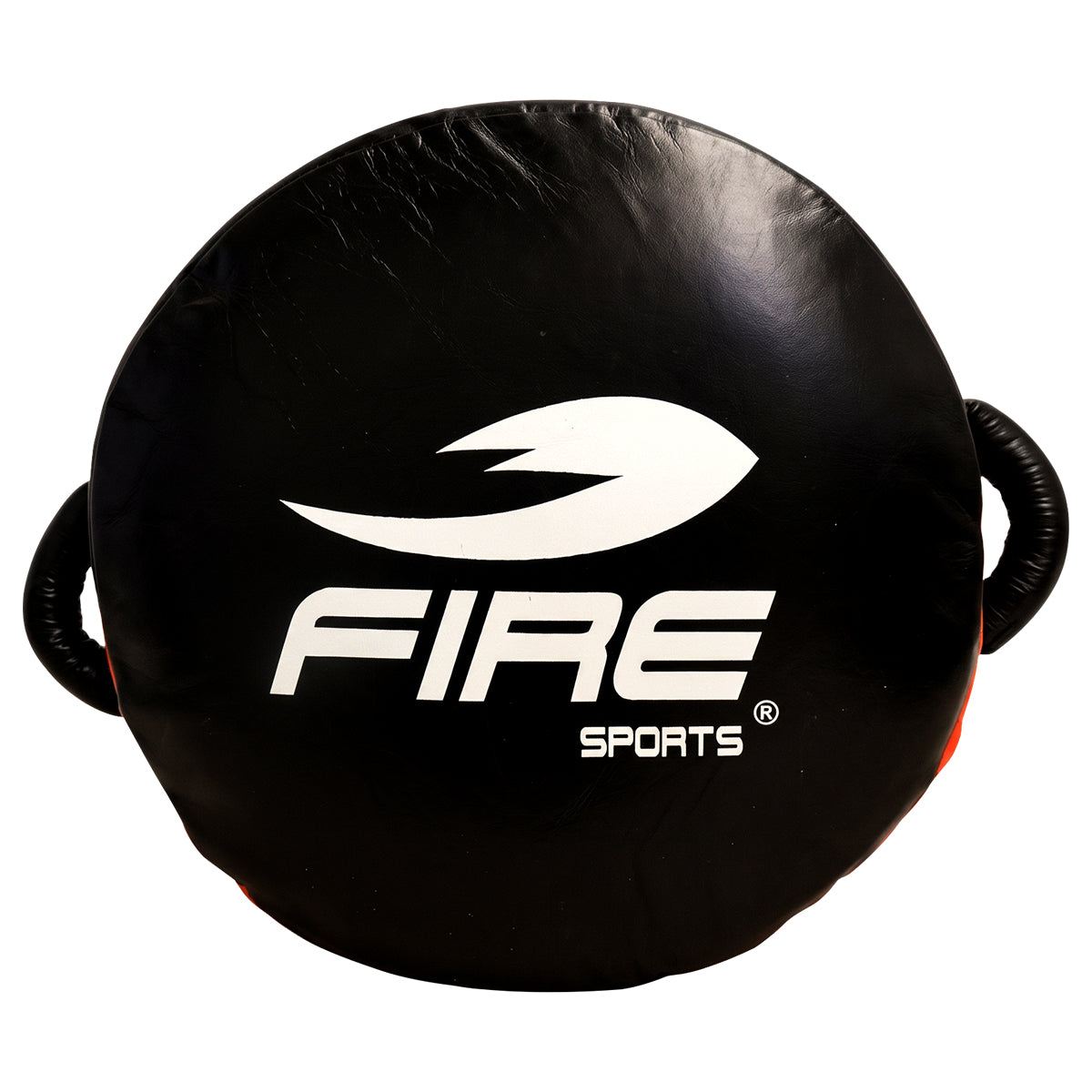 Grande poire de boxe ronde en cuir