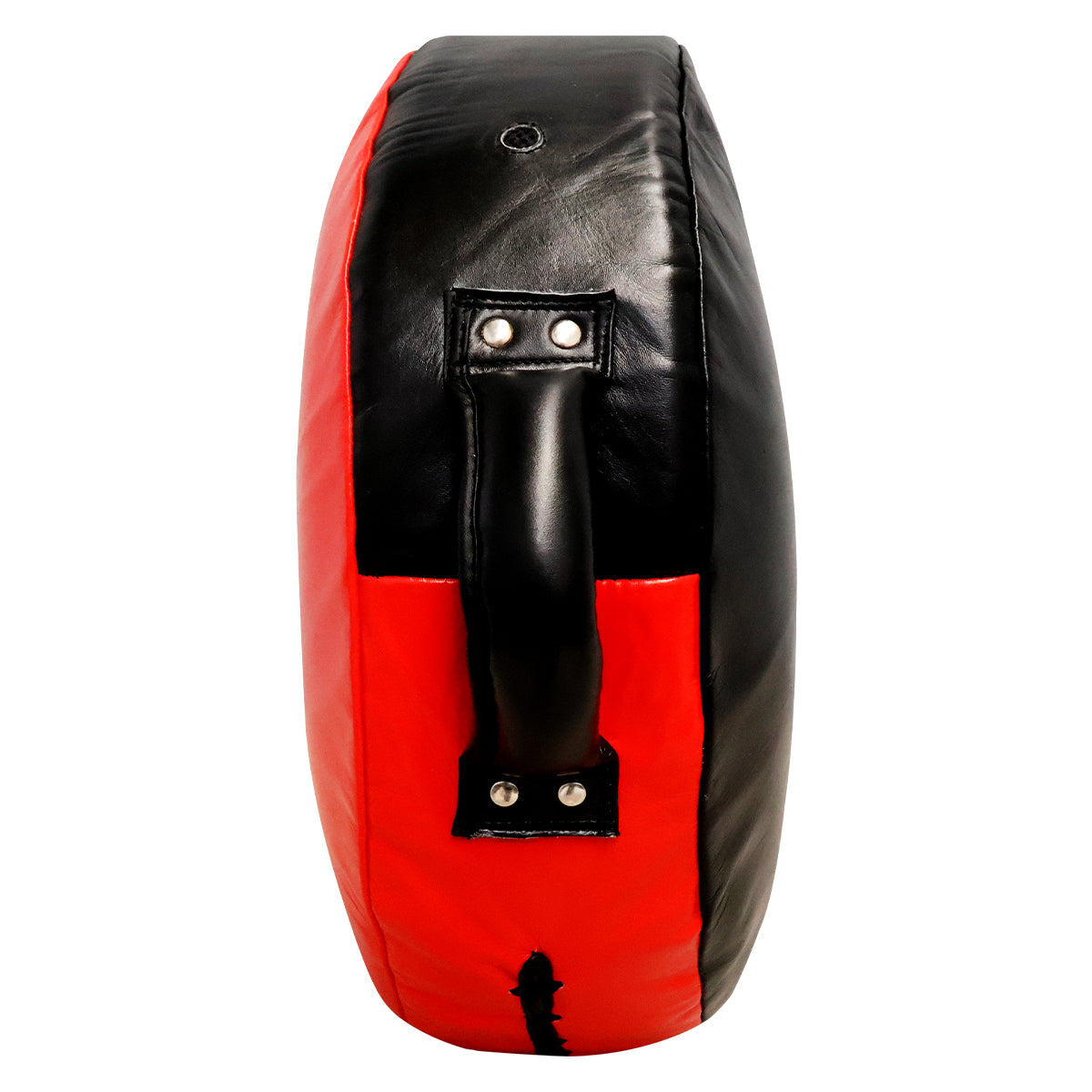 Grande poire de boxe ronde en cuir