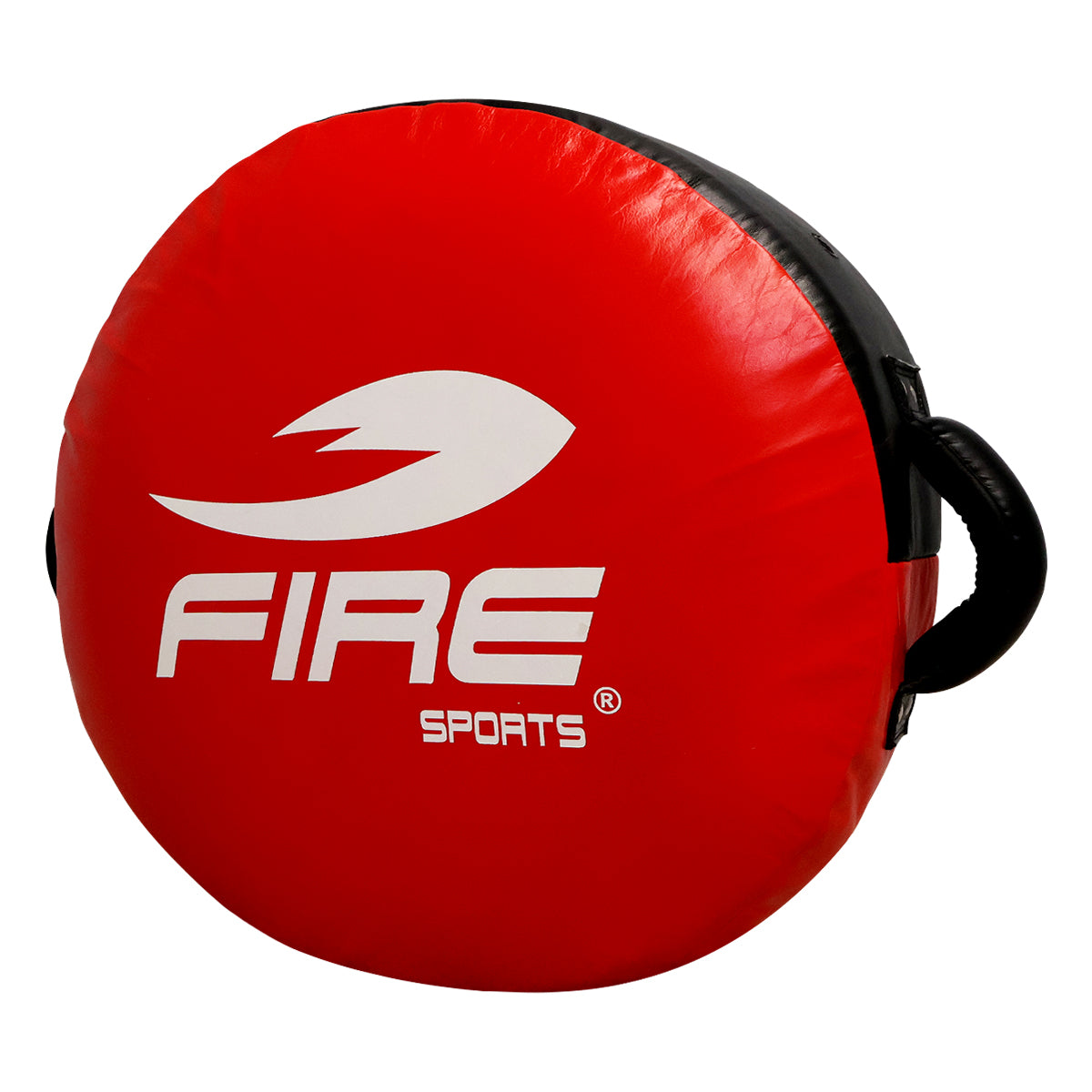 Grande poire de boxe ronde en cuir