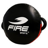 Grande poire de boxe ronde en cuir