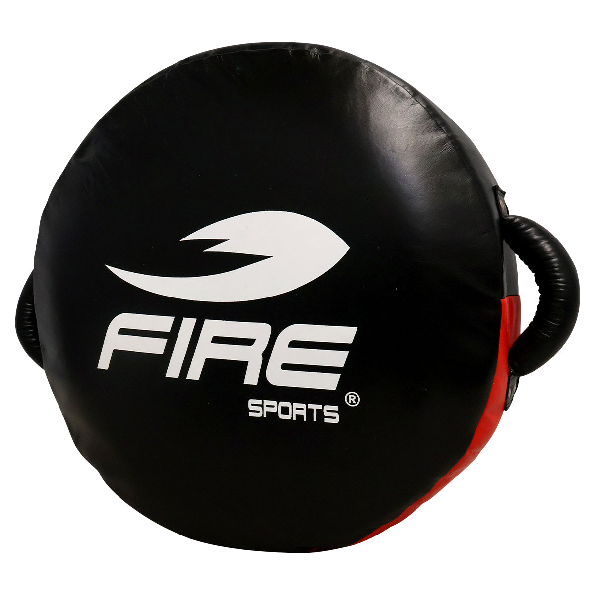 Grande poire de boxe ronde en cuir