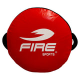 Grande poire de boxe ronde en cuir