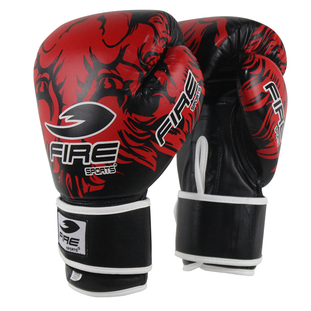 Par de Guantes de PIEL Fire Sports para entrenamiento M2, de Diseño