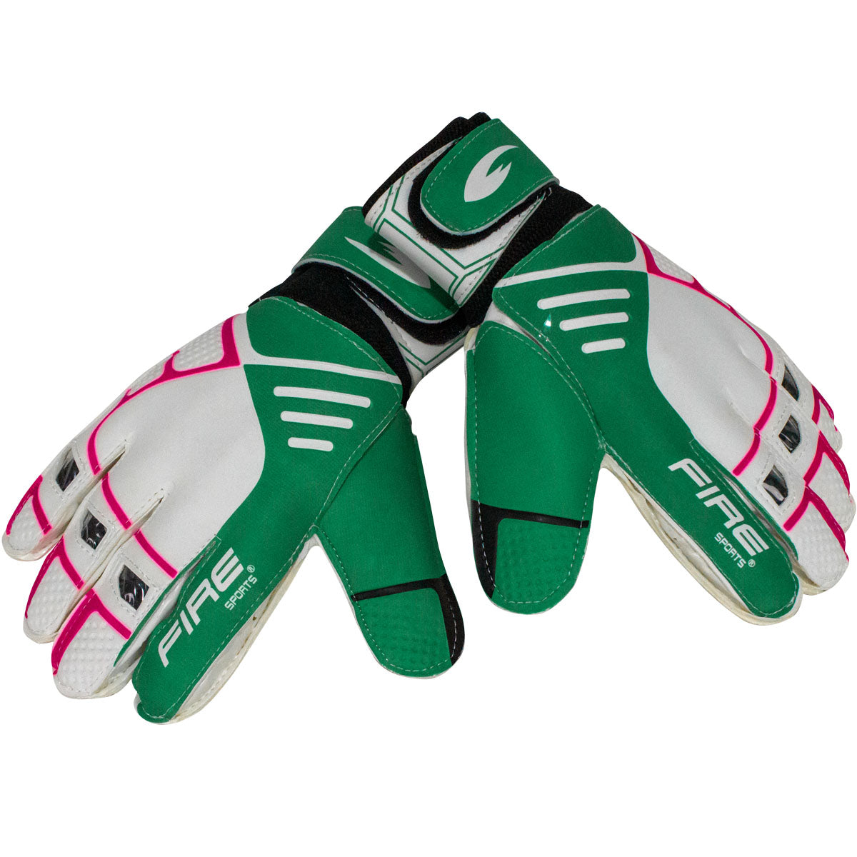 Par de Guantes de portero para futbol Fire Sports con Varillas.