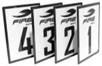 Set o Juego de 4 carteles de Round para Ring de Box Olimpico (7.8m x 7.8m x 1m de altura)