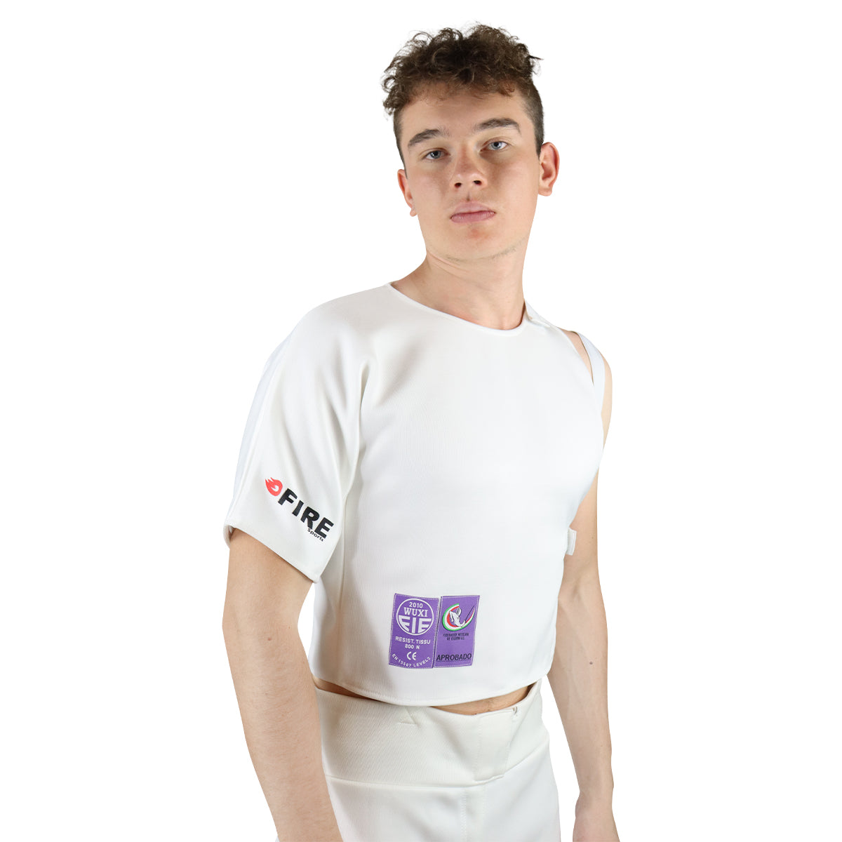 Medio Peto Fire Sports para esgrima 800 FIE