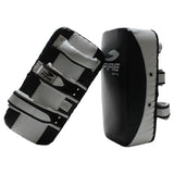 Par de Thai pads PLANOS de PIEL para artes marciales