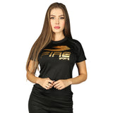 Playera o Camiseta Deportiva FEMENIL Logo Fire Sports