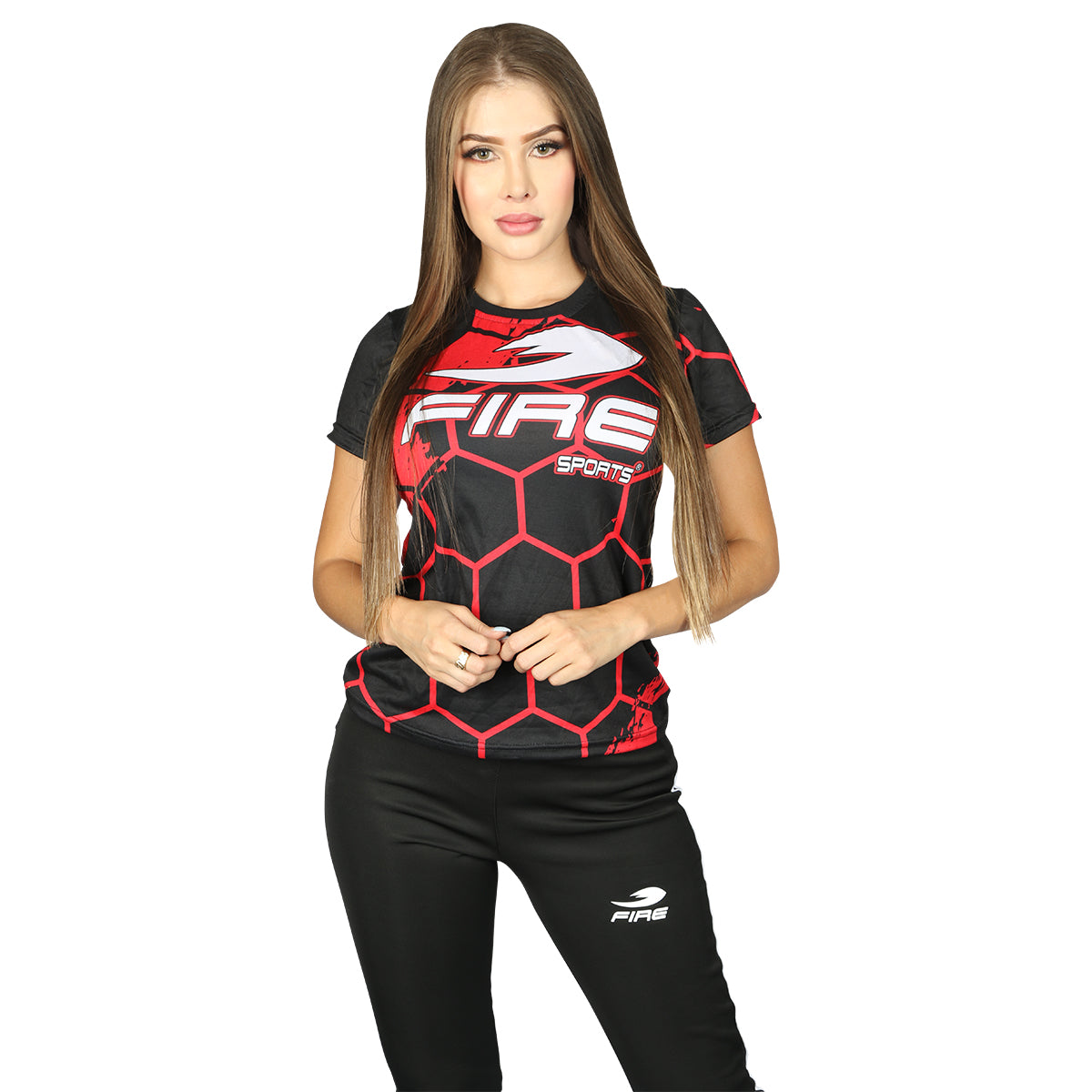 Playera o Camiseta Deportiva de Clase Fire Sports