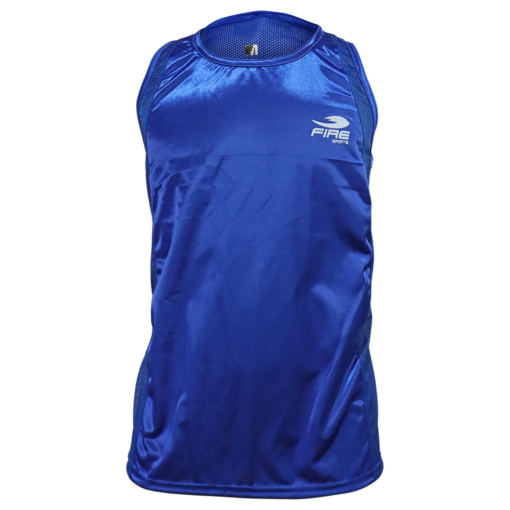 Camiseta de boxeo oficial para competencias olimpicas.