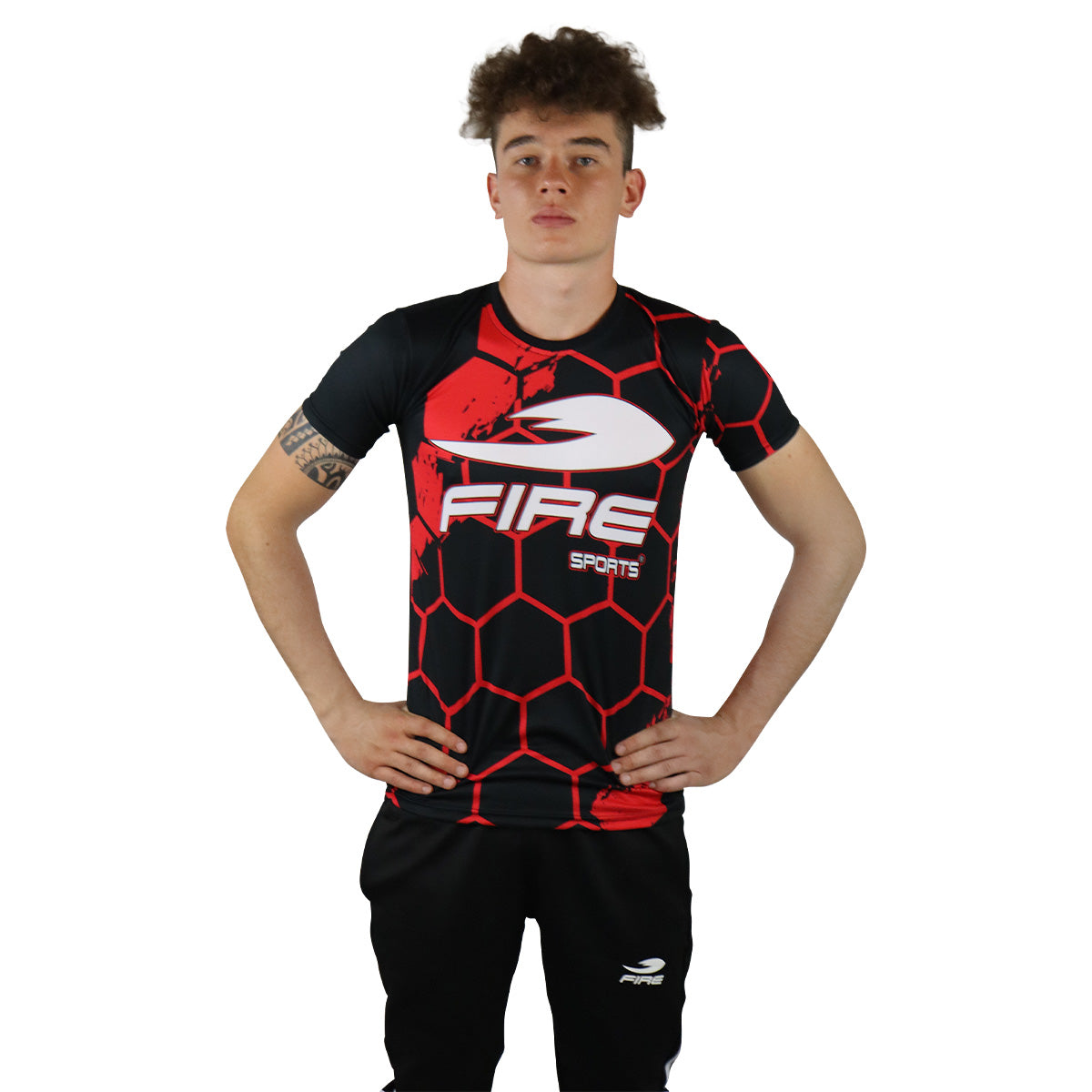 Playera o Camiseta Deportiva de Clase Fire Sports