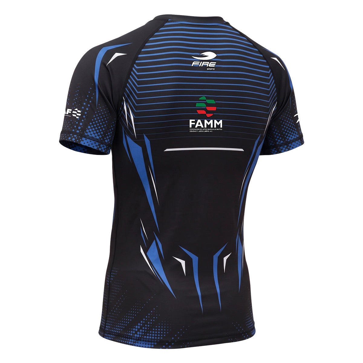 Camiseta o playera de compresion oficial FAMM Artes Marciales Mixtas (MMA)