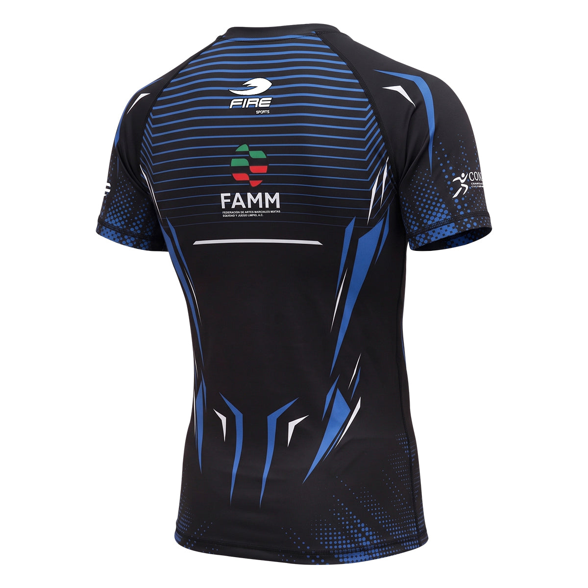 Camiseta o playera de compresion oficial FAMM Artes Marciales Mixtas (MMA)