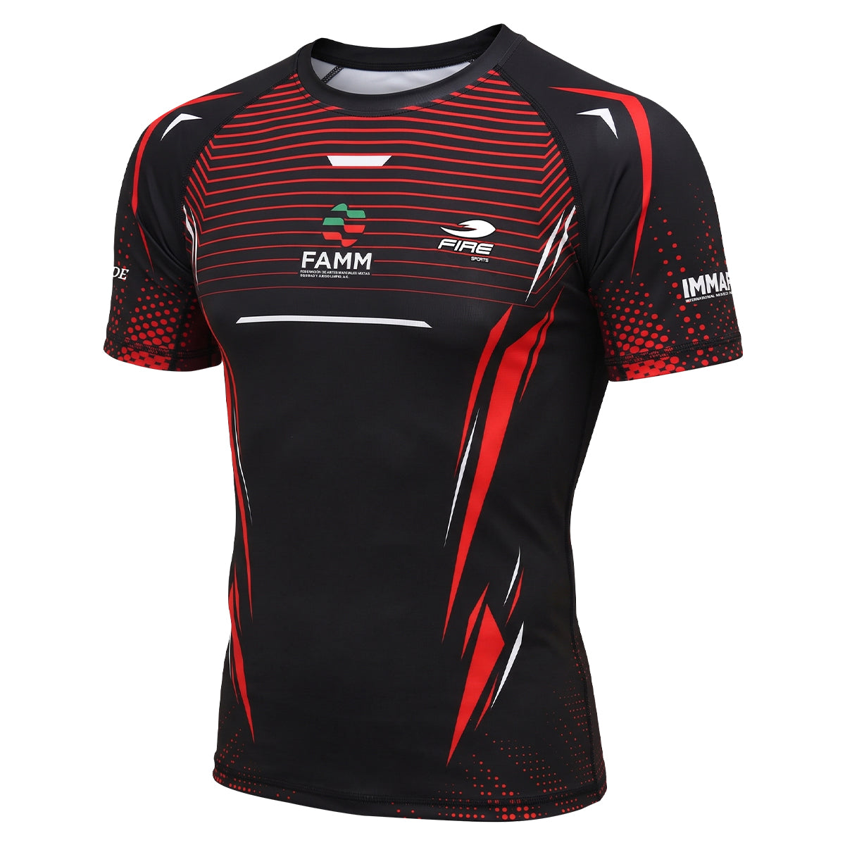 Camiseta o playera de compresion oficial FAMM Artes Marciales Mixtas (MMA)