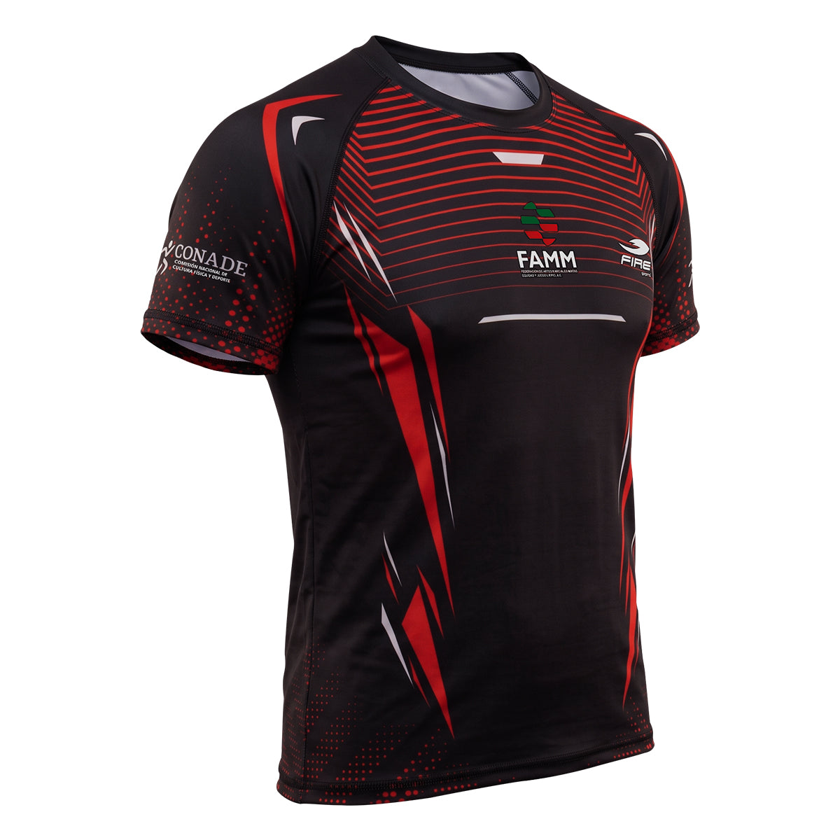 Camiseta o playera de compresion oficial FAMM Artes Marciales Mixtas (MMA)