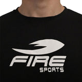 Playera FIRE SPORTS cuello redondo de manga corta